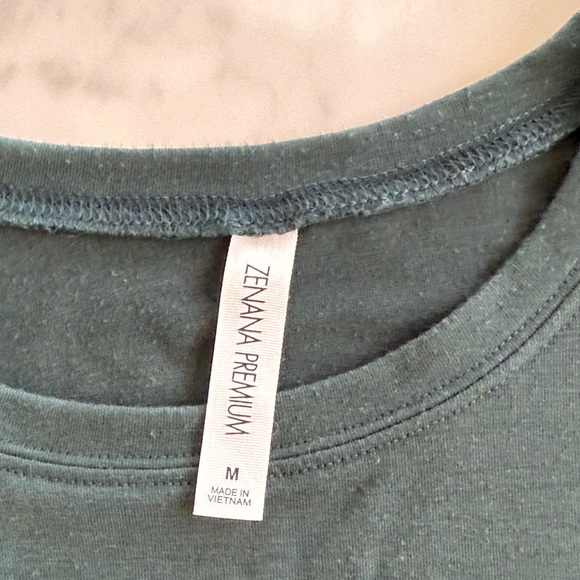 Zenana Outfitters Dark Green Midi Dress - Picture 2 of 3